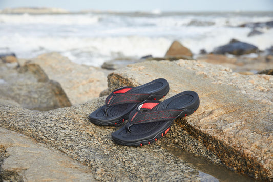 Step Into Summer with Style and Comfort: A Review of Hobibear's HR5061/HR5062 Men's Flip Flops.