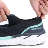 HOBIBEAR Slip On Women Walking Sneakers Lightweight Arch Support Tennis Shoes