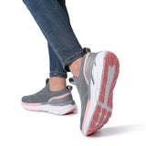 HOBIBEAR Chaussures de tennis à enfiler pour femme avec soutien de la voûte plantaire légère